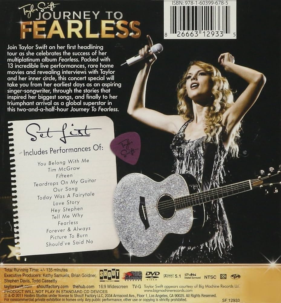 Amazon.co.jp: Journey To Fearless Taylor Swift (Super Jewel